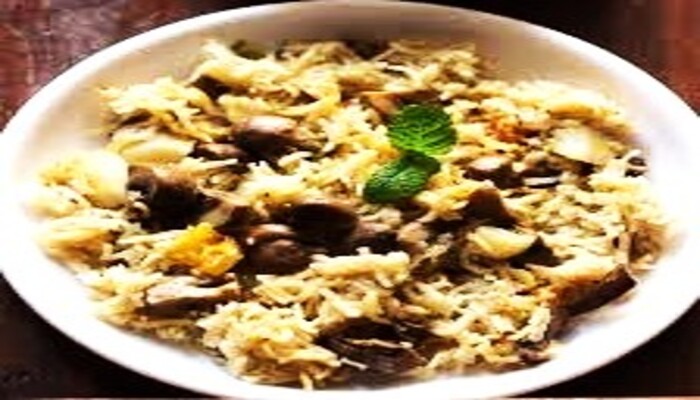 easy and tasty mushroom pulao recipe in tamil mks