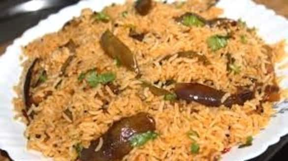 brinjal rice recipe in tamil  mks