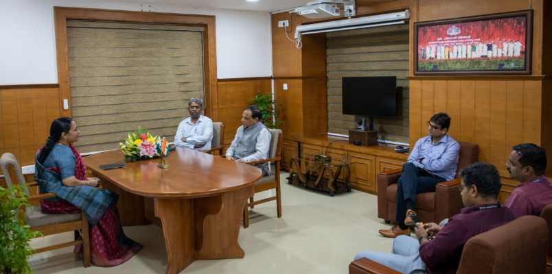 NITI Aayog appreciates the health sector NITI Aayog member held discussion with Minister Veena George