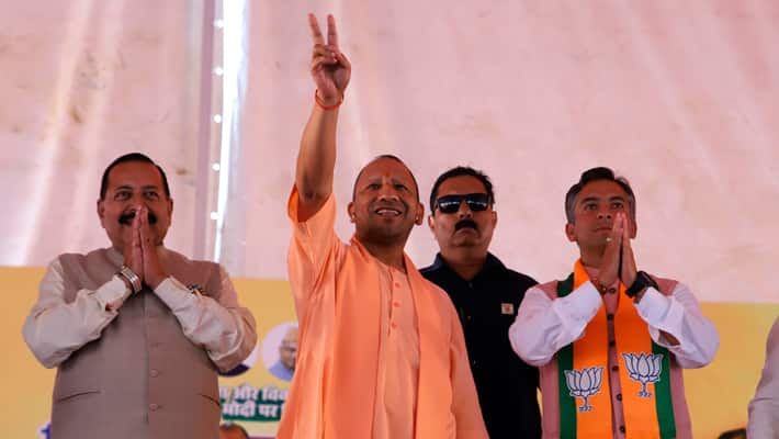 Jammu Kashmir election Water and terrorism dont flow together CM Yogi warns pakistan ckm