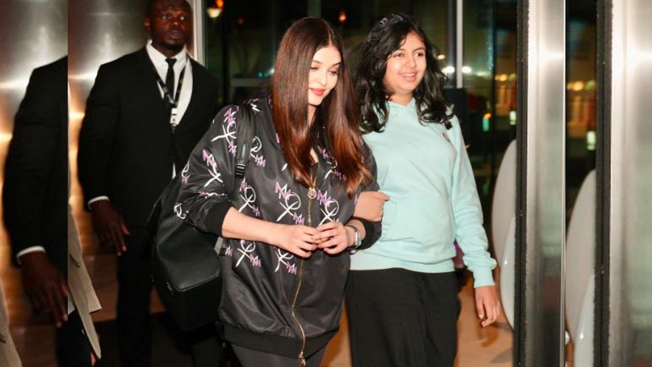 Mother Daughter Duo: Aishwarya Rai Bachchan and Aaradhya at IIFA Utsavam in Abu Dhabi