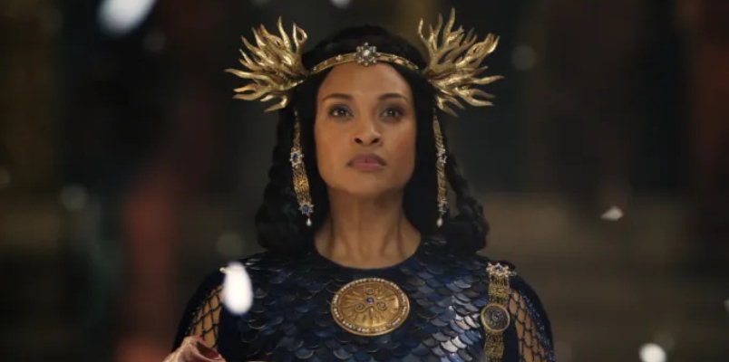 Cynthia Addai Robinson as Queen Regent Miriel The Rings of Power interview