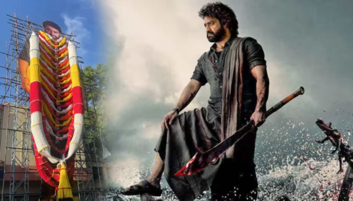 ஜூனியர் NTRன் பிரம்மாண்ட கட்அவுட்.. தீ வைத்து எரிக்கப்பட்டதா? வைரல் வீடியோவின் பின்னணி என்ன?