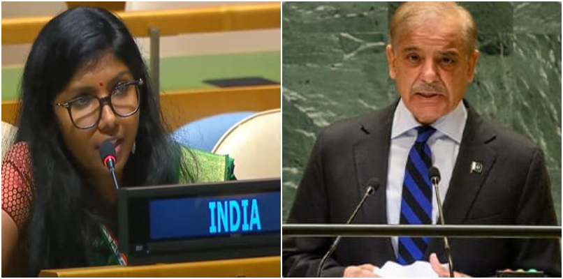 Pakistan PM Shehbaz Sharif raised Kashmir issue at UNGA India hits back