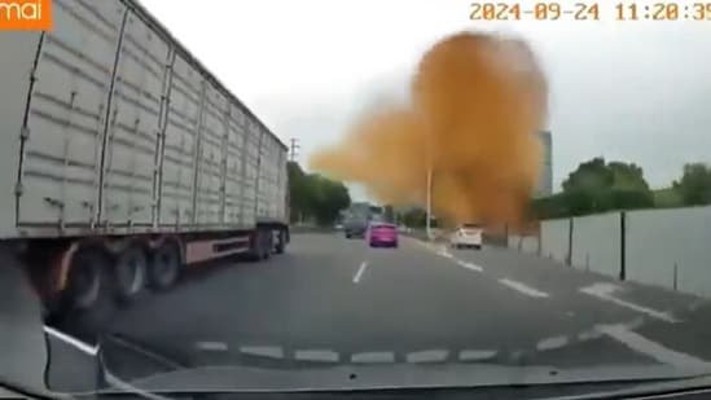 Poop volcano in China caught on camera: Sewage pipe explodes sending human waste 33ft into the air (WATCH) snt