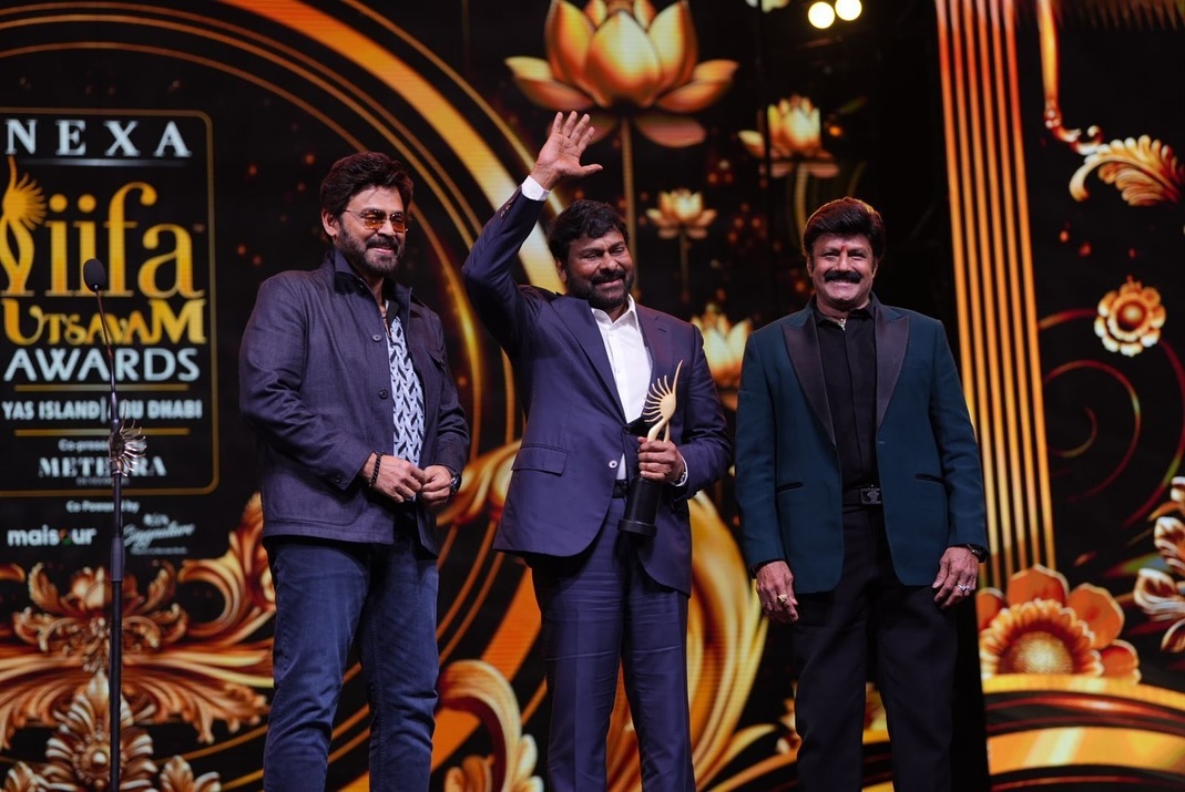 Outstanding Achievement Award for Megastar Chiranjeevi; Awarded at IIFA Abu Dhabi