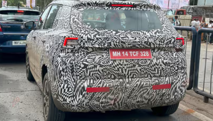 Production ready Skoda Kylaq SUV spied