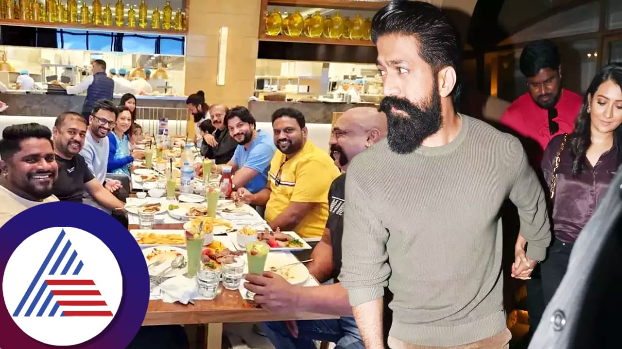 KGF Toxic Yash Radhika pandti lunch with bodyguard and gym trainer photo goes viral vcs