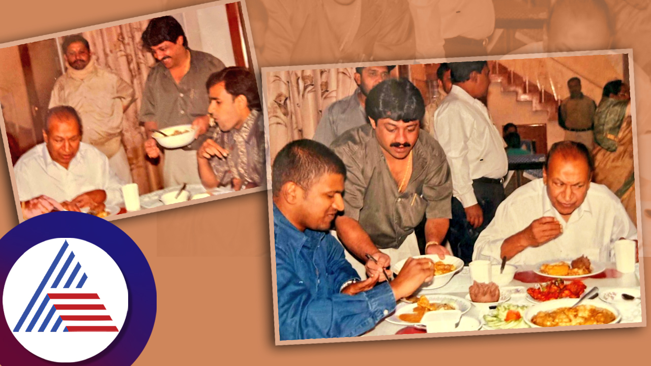 MLA Zameer Ahmed Khan shared old memory with legendary rajkumar and Puneeth Rajkumar  gow