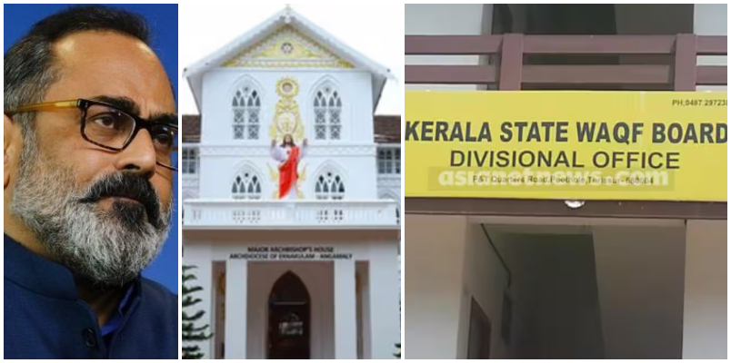 Complaint of Syro Malabar Church against Waqf Board Rajeev Chandrasekhar with response