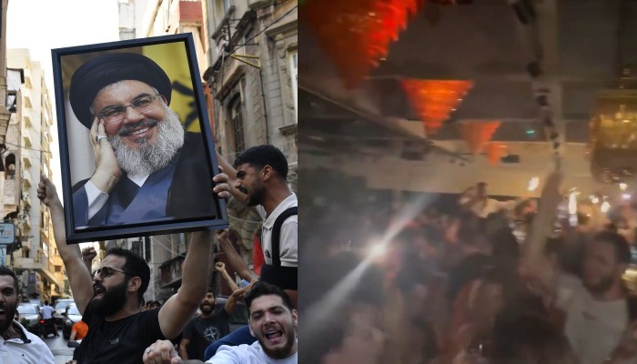 Hassan Nasrallah ELIMINATED: Israelis celebrate Hezbollah leader's death in Tel Aviv pub; WATCH viral video snt