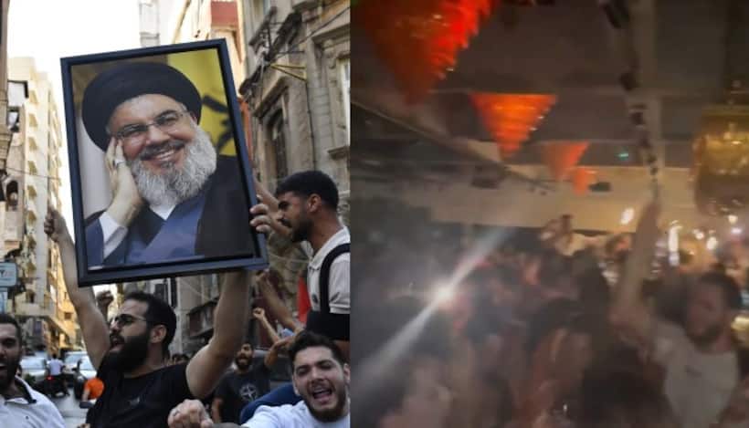 Hassan Nasrallah ELIMINATED: Israelis celebrate Hezbollah leader's death in Tel Aviv pub; WATCH viral video