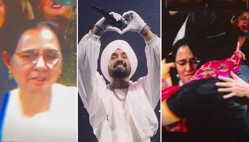 Emotional video: Diljit Dosanjh introduces his mother and sister first time in LIVE Manchester concert (WATCH)