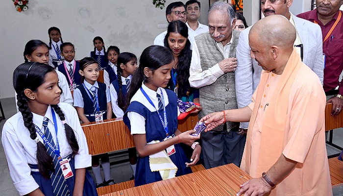 Uttar Pradesh: CM Yogi Adityanath inaugurates new facilities at Mewalal Gupta Gurukul Vidyalaya, Gorakhpur AJR