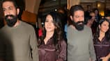 Toxic Starrer Yash and wife Radhika Pandit in Mumbai for dinner gvd