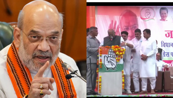 amith shah reply to Kharge on controversial statement