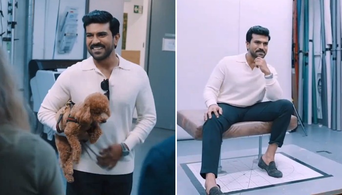 WATCH Ram Charan and his pet dog Rhyme join Madame Tussauds Singapore family; RRR star shares a video RBA