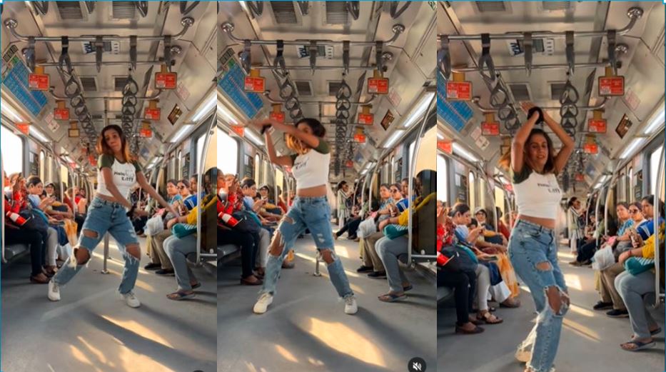 Viral Video Woman's Dance to Aaj Ki Raat in Metro Sparks Internet Outrage