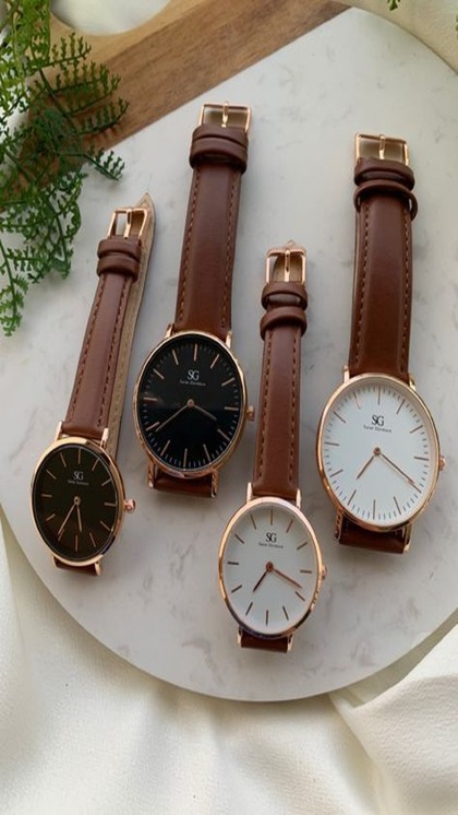 Clean the watch with soap