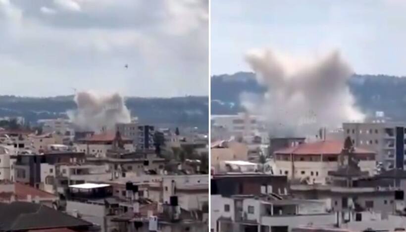 Hezbollah launches rockets from Lebanon into central Israel hours after IDF's 'limited' ground raids (WATCH)