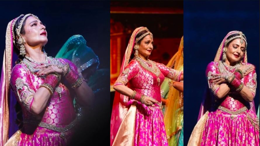 Bollywood Iconic Actress Rekha Mesmerizes with Timeless Dance Moves at IIFA