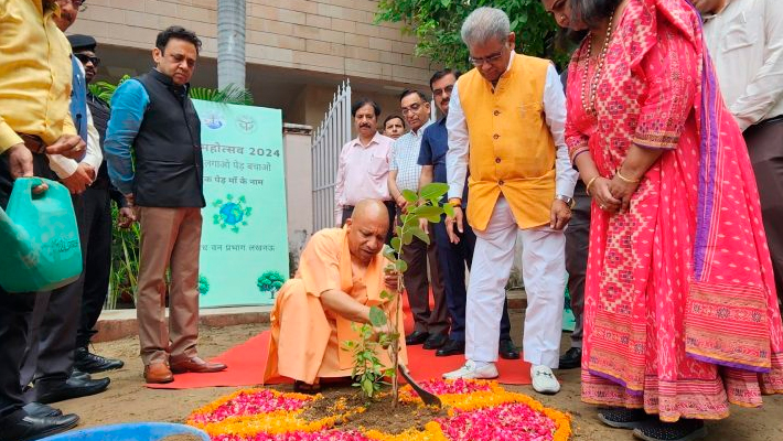 Uttar Pradesh Sets New Record with 36.8 Million Trees Planted AKP