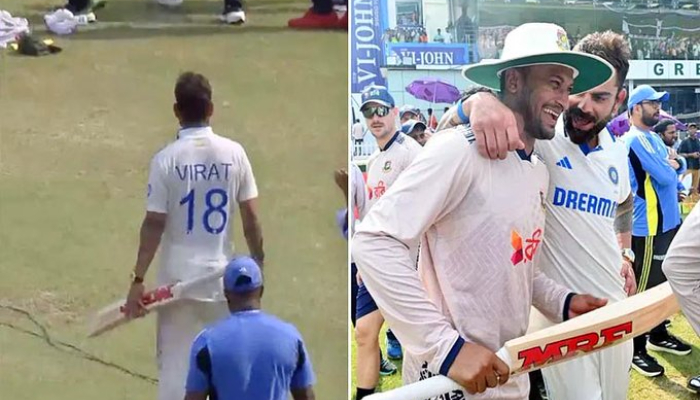 watch video virat kohli gifts bat to shakib al hasan