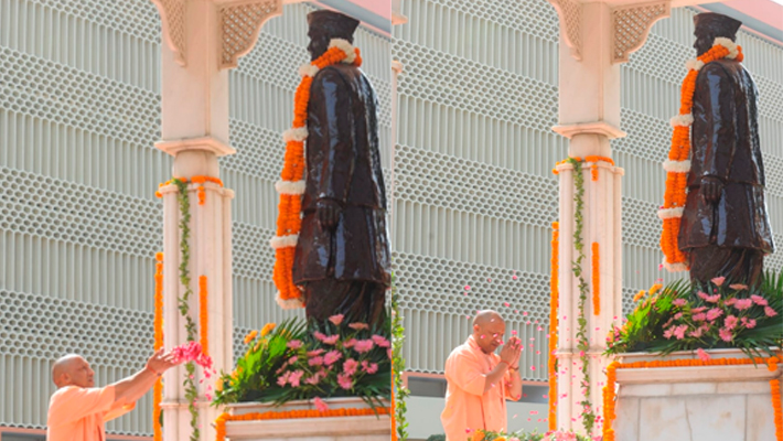 Lal Bahadur Shastri birth anniversary UP CM yogi Adityanath pays tribute to former PM ckm