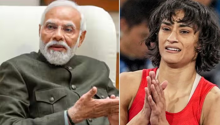 Vinesh Phogat claims she refused PM Modi call after Olympics disqualification kvn