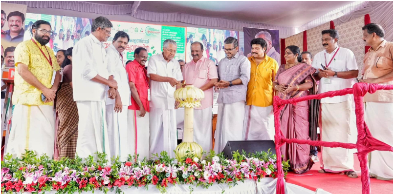 The Chief Minister Pinarayi Vijayan started the state-wide garbage disposal camp