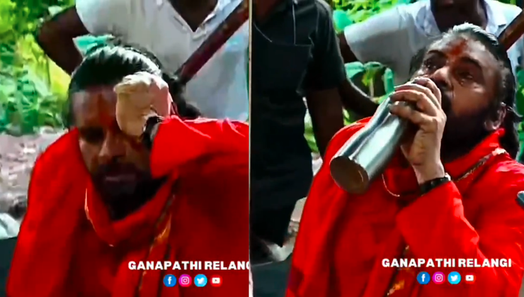 Pawan Kalyan struggle to breath during his barefoot walks to tirumala temple amid laddu row ckm