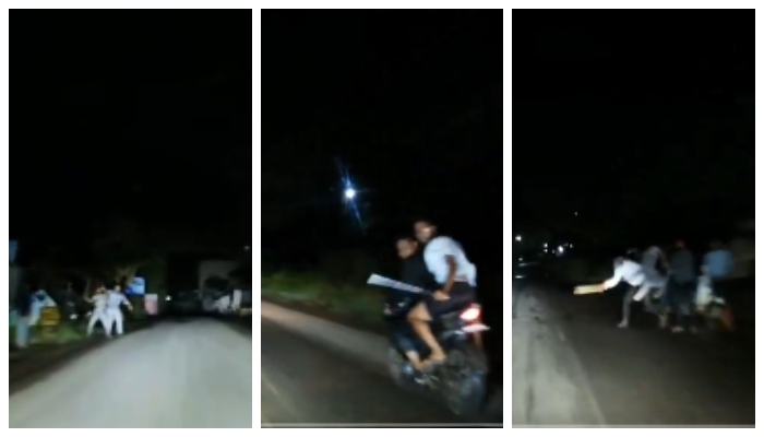 video of the techie and his family being chased and attacked at 80 kmph at 1.30 am has gone viral in social media