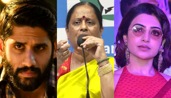 court orders koda surekha to remove social media posts which links ktr with the divorce between samantha and naga chaitanya