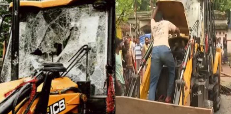 Class 9 student dies after hit by JCB people vandalised excavator