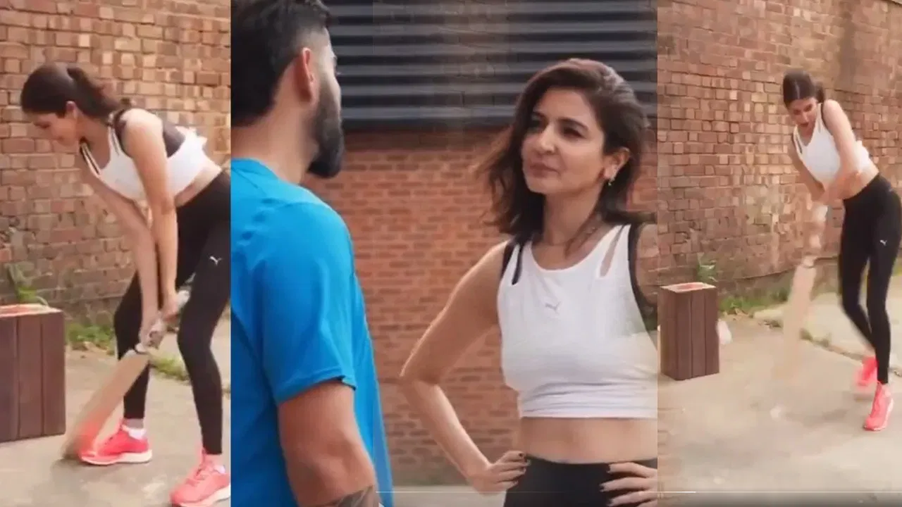 Virat Kohli And Anushka Sharma Cricket Video Goes Viral, Check Details Here rsk