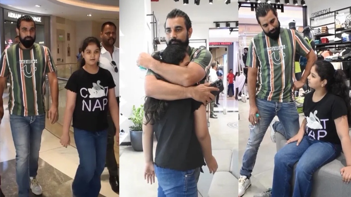 Mohammed Shami enjoys shopping spree with daughter Aaira RBA