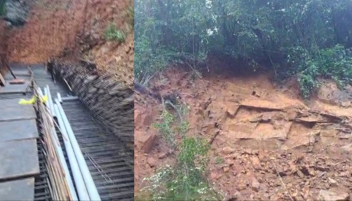 Landslide accident during reconstruction of periya churam road; One died