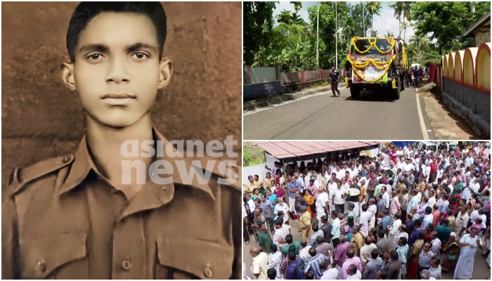 Mortal remains of Malayali soldier Thomas Cheriyan return home after 56