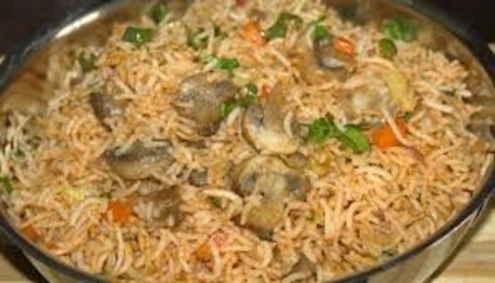 mushroom rice recipe in tamil mks