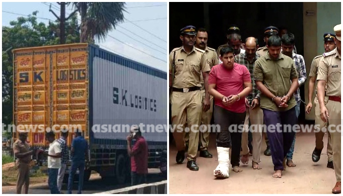 68 lakhs found from container atm robbery thrissur remand report 5 accused in custody