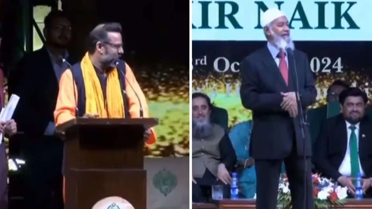 'All must convert to Islam for peace in World': Zakir Naik on how to end religion-linked conflict (WATCH) shk