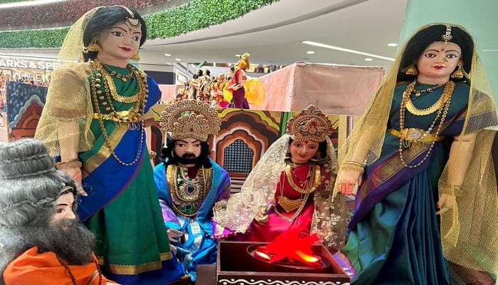 Guinness World Record Dussehra Dasara Doll Festival at Garuna Mall in Bengaluru grg 