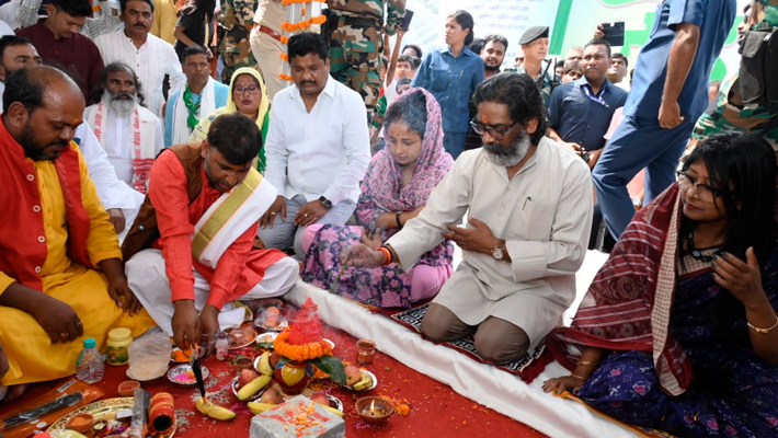 CM Hemant Soren inaugurates key infrastructure projects in Ranchi, stresses on public participation AJR