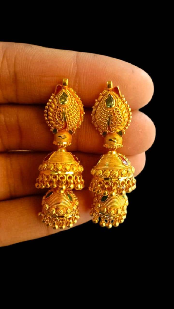 Diwali 2024: Latest gold jhumka designs for festivals ATG