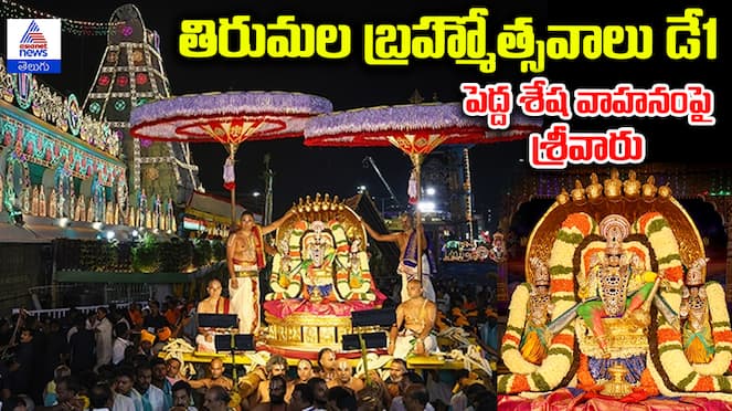 Tirumala Brahmostavams 2024 : Day1 Pedda Sesha Vahanam