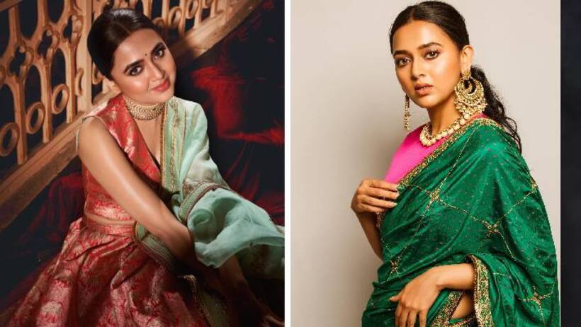 Tejasswi Prakash jewellery nacklace earrings