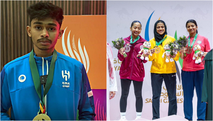 kozhikode native wins gold medal in saudi games 