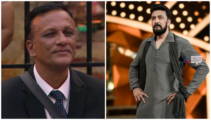 bigg boss kannada 11 kiccha sudeep takes class to contestant Lawyer Jagadish gow