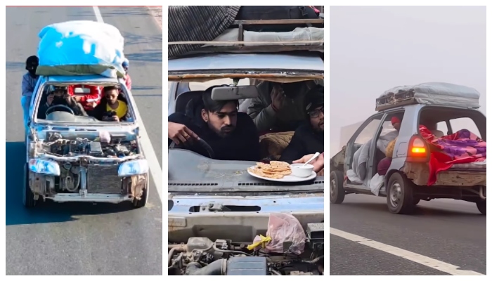 video of four friends set a road trip of 2000 km by alto car went viral 