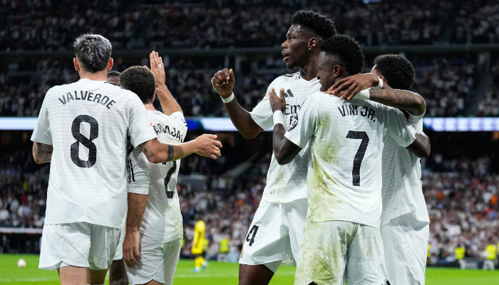 football La Liga 2024-25: Valverde, Vinicius on target as Real Madrid beat Villareal scr